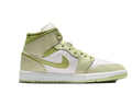Women's Air Jordan 1 Mid Olive Aura/Sail-Lawn (BQ6472 302)