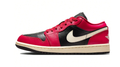 Jordan Air Jordan 1 Low Top Vintage Basketball Shoes Women's Black Red Black And Red